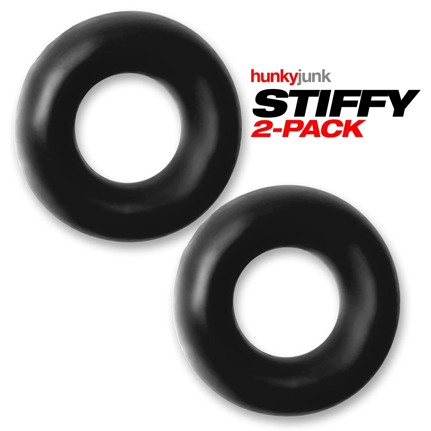 Hunkyjunk STIFFY 2-pack bulge cockrings - TAR ICE