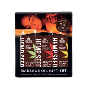 Hemp Seed Winter Massage Oil Gift Set