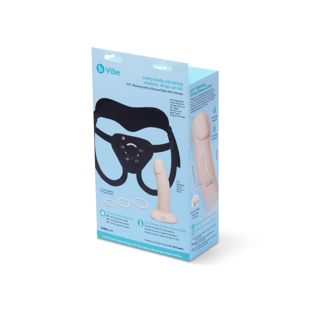 EVERY BODY VIBRATING REALISTIC STRAP-ON KIT
