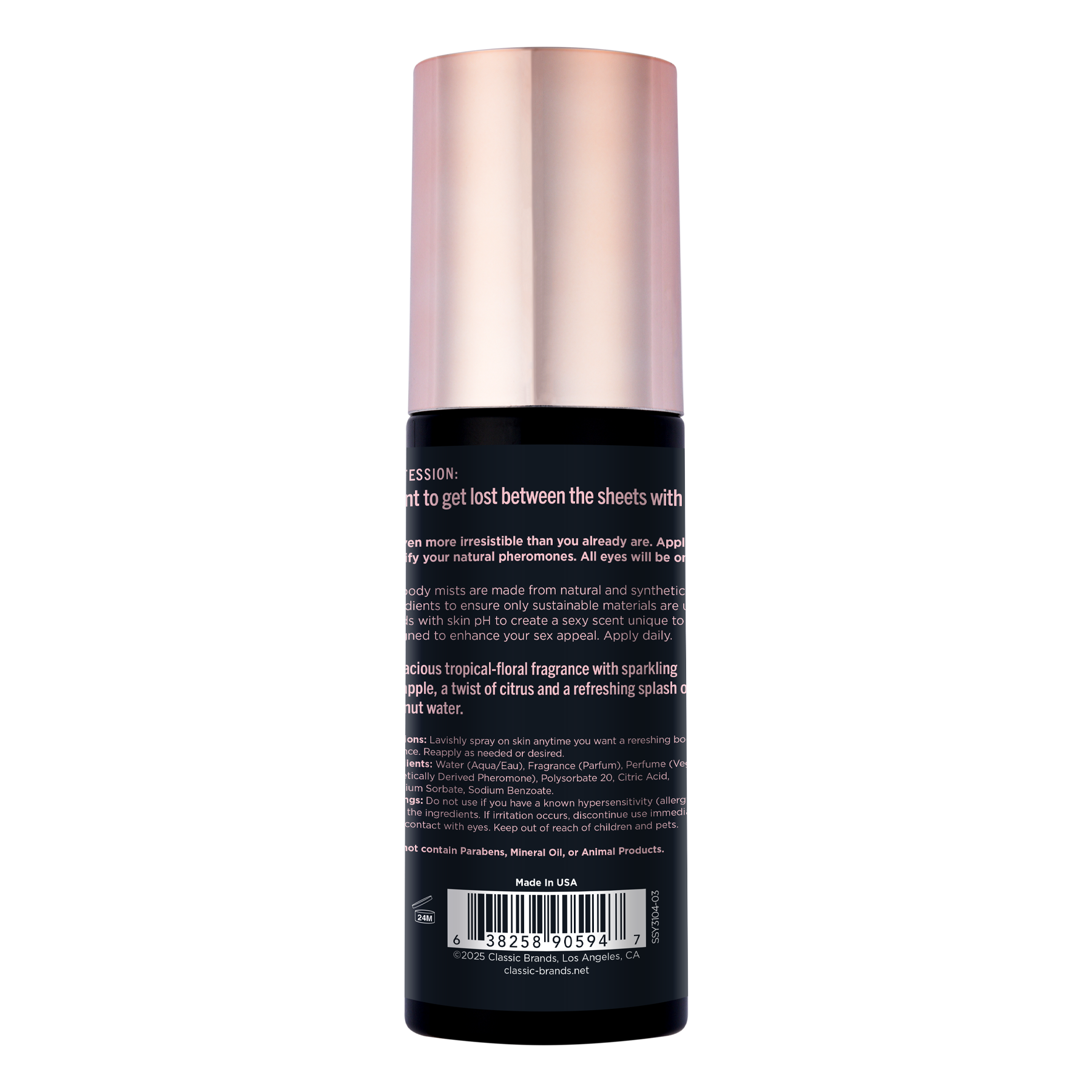 SIMPLY SEXY PHEROMONE BODY MIST - AFTERNOON DELIGHT - 3.35 floz | 99mL