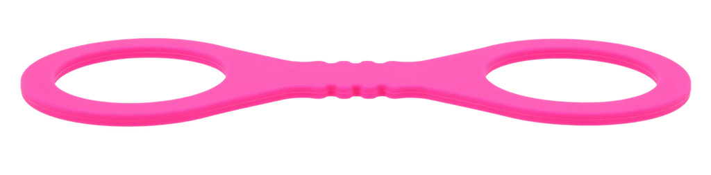 Small Hot Pink Silicone Cuffs