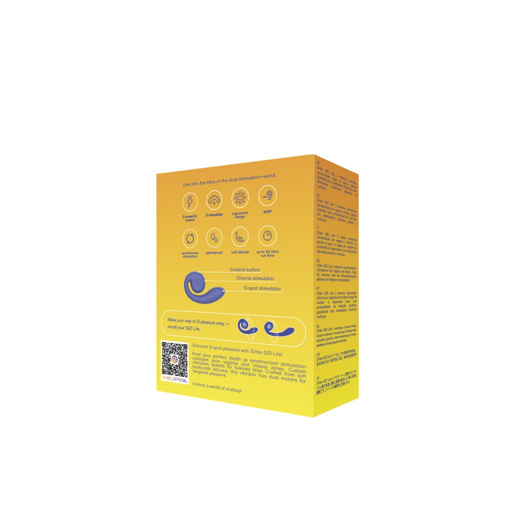 SVibe Snail GIZI Lite vibrator, juicy blueberry