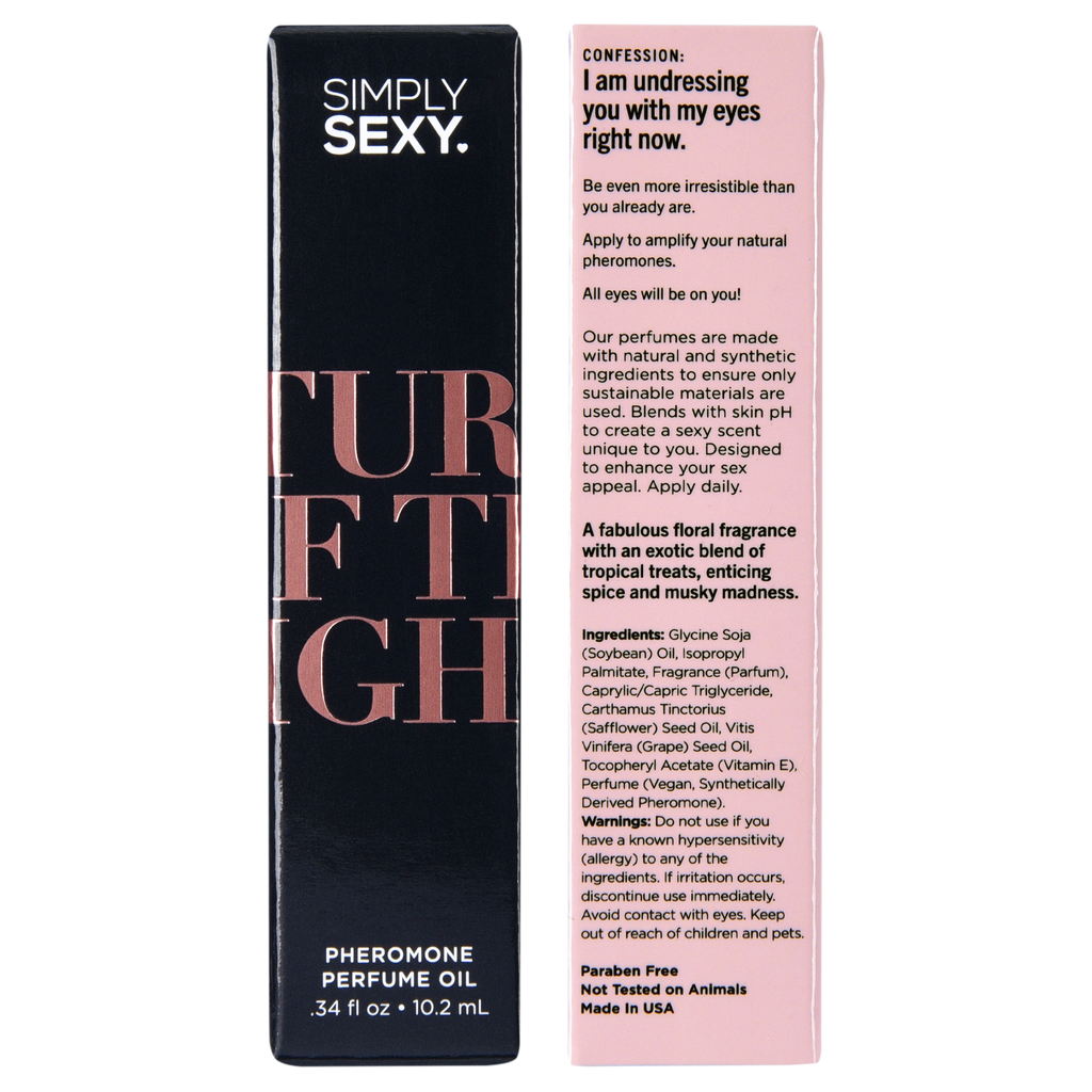 SIMPLY SEXY PHEROMONE PERFUME OIL ROLL-ON - TURN OFF THE LIGHTS - 0.34 floz | 10.2mL