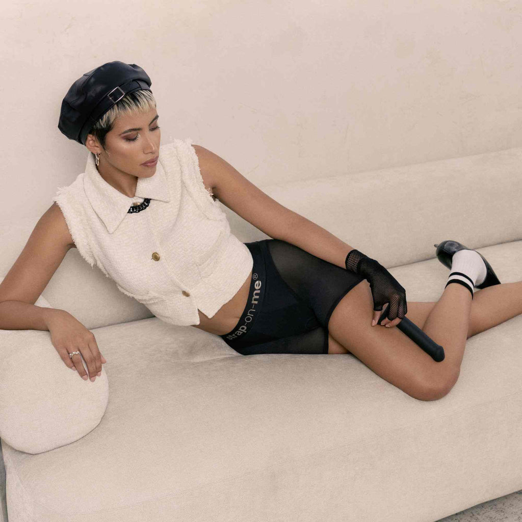 HARNESS LINGERIE HALO - XL - BLACK