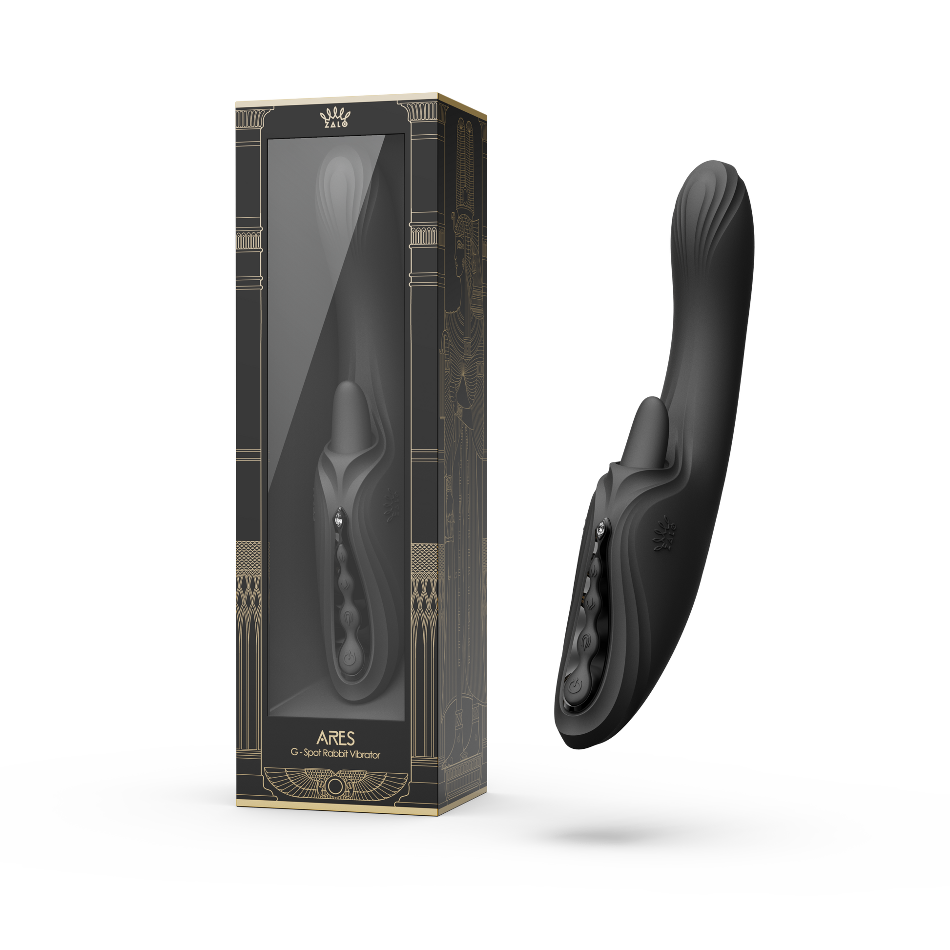 G-Spot Rabbit Vibrator — Sculpted Precision, Dual-Motor Power-4