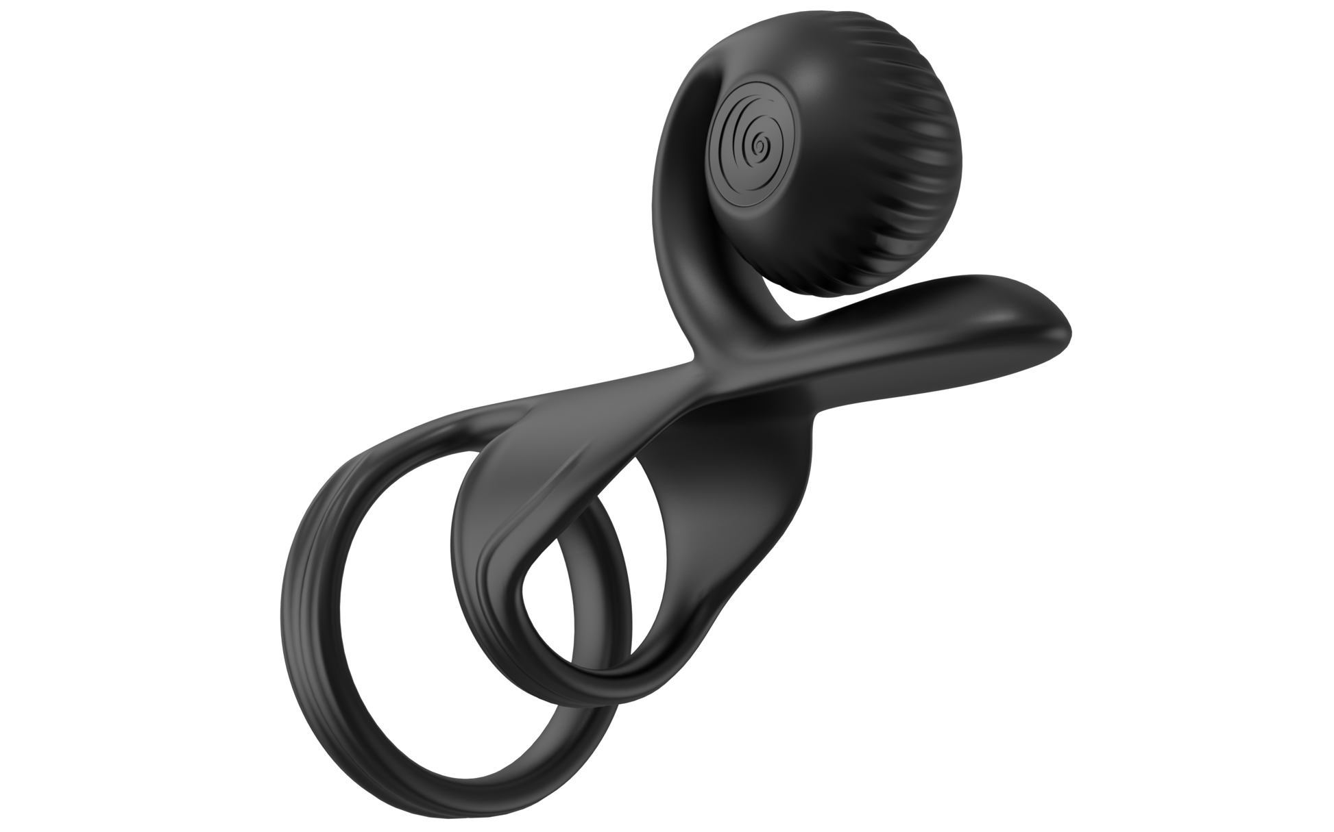 SVibe Snail JOVI couples ring, black