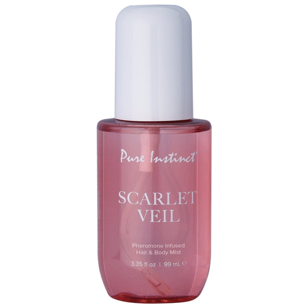 PURE INSTINCT - PHEROMONE HAIR & BODY MIST - SCARLET VEIL - 3.35 floz | 99mL