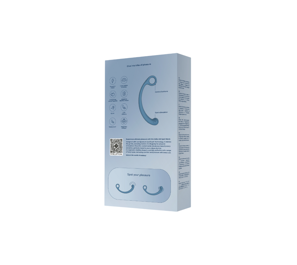 SVibe Snail AXI Spot Wand, blue lagoon