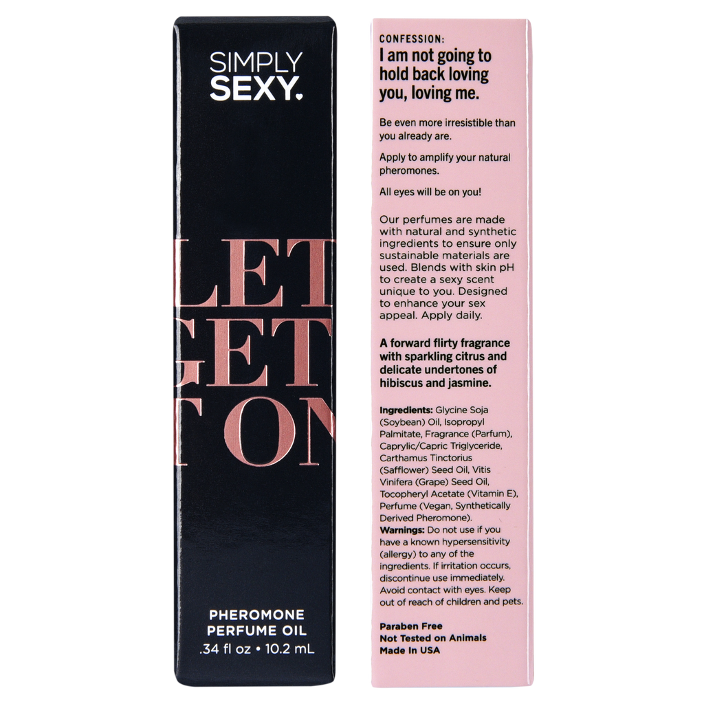 SIMPLY SEXY PHEROMONE PERFUME OIL ROLL-ON - LET'S GET IT ON - 0.34 floz | 10.2mL