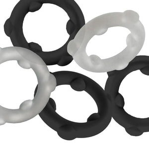 Gearheads 5-Pack Spinner Rings Black/Vapor