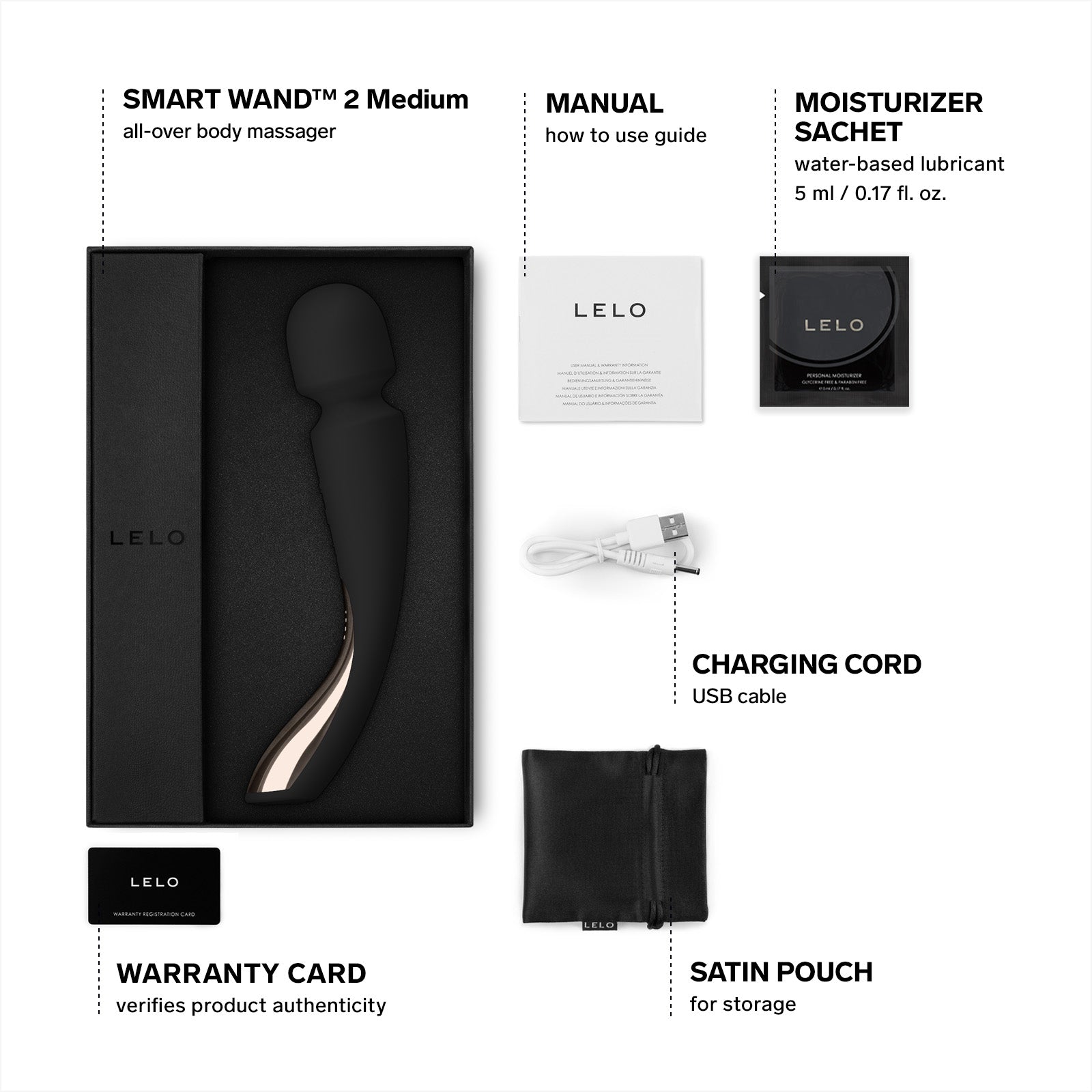 LELO Smart Wand 2 Medium Wand Vibrator-4