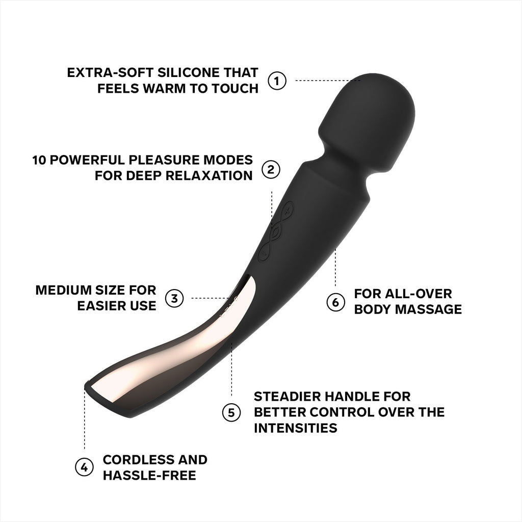 LELO Smart Wand 2 Medium Wand Vibrator-3