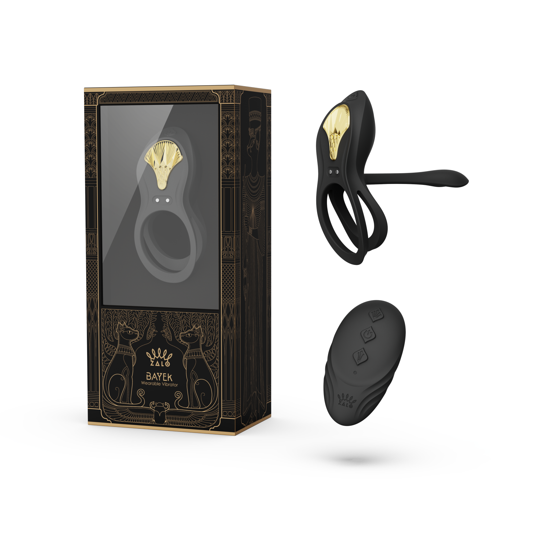 ZALO Bayek Couples' Vibrating Cock Ring App-Controlled-6