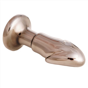 Black Opal Anal Glass Toy with Rechargeable Vibrator Valentines-0