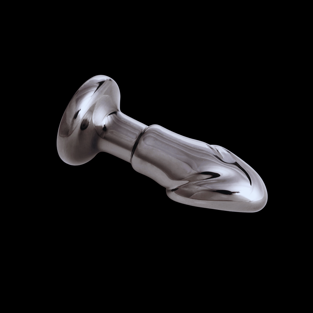 Black Opal Anal Glass Toy with Rechargeable Vibrator Valentines-1
