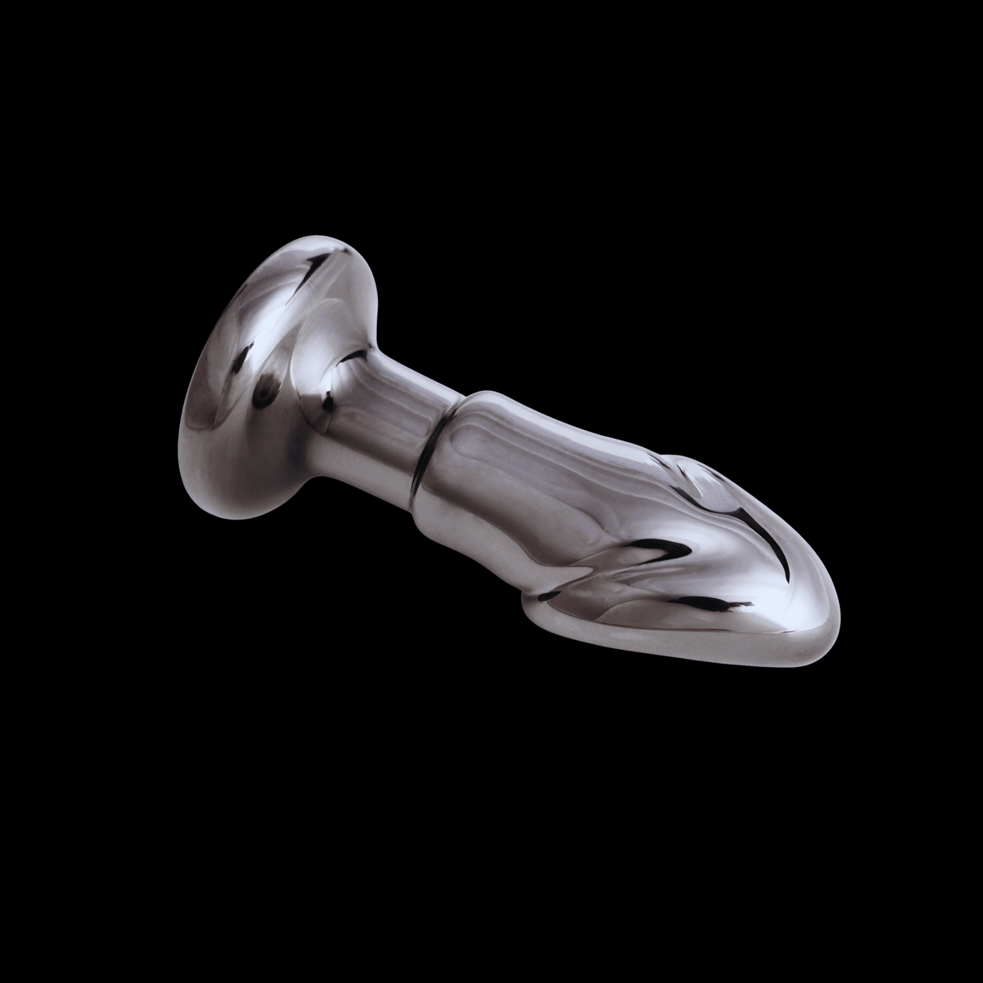 Black Opal Anal Glass Toy with Rechargeable Vibrator Valentines-1