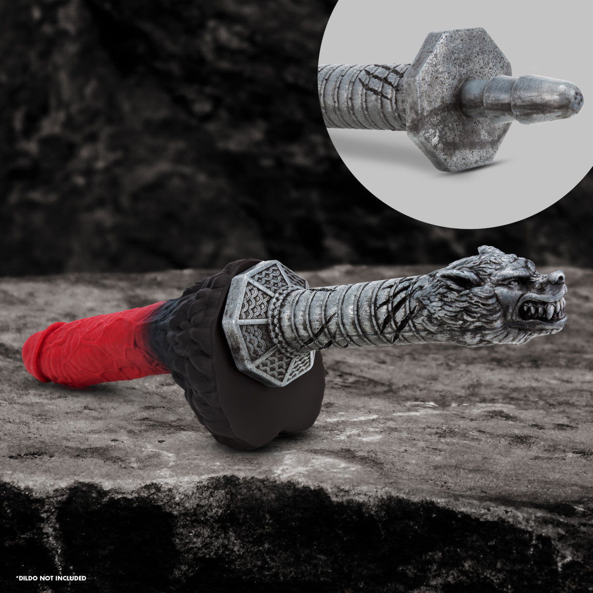 Blush The Realm Rougarou Lock On Werewolf Sword Dildo Handle-2