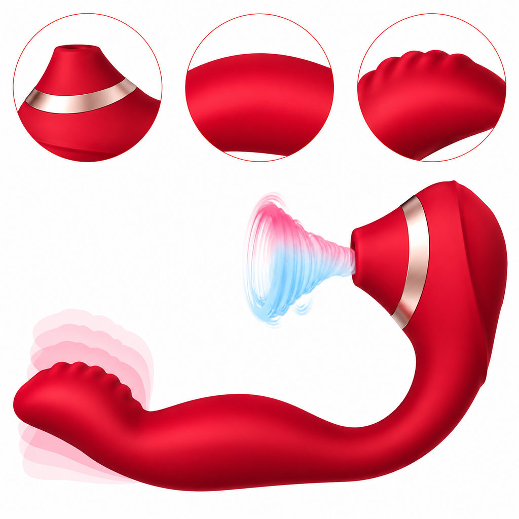 Clit Suction Vibrator - Rubra | V For Vibes