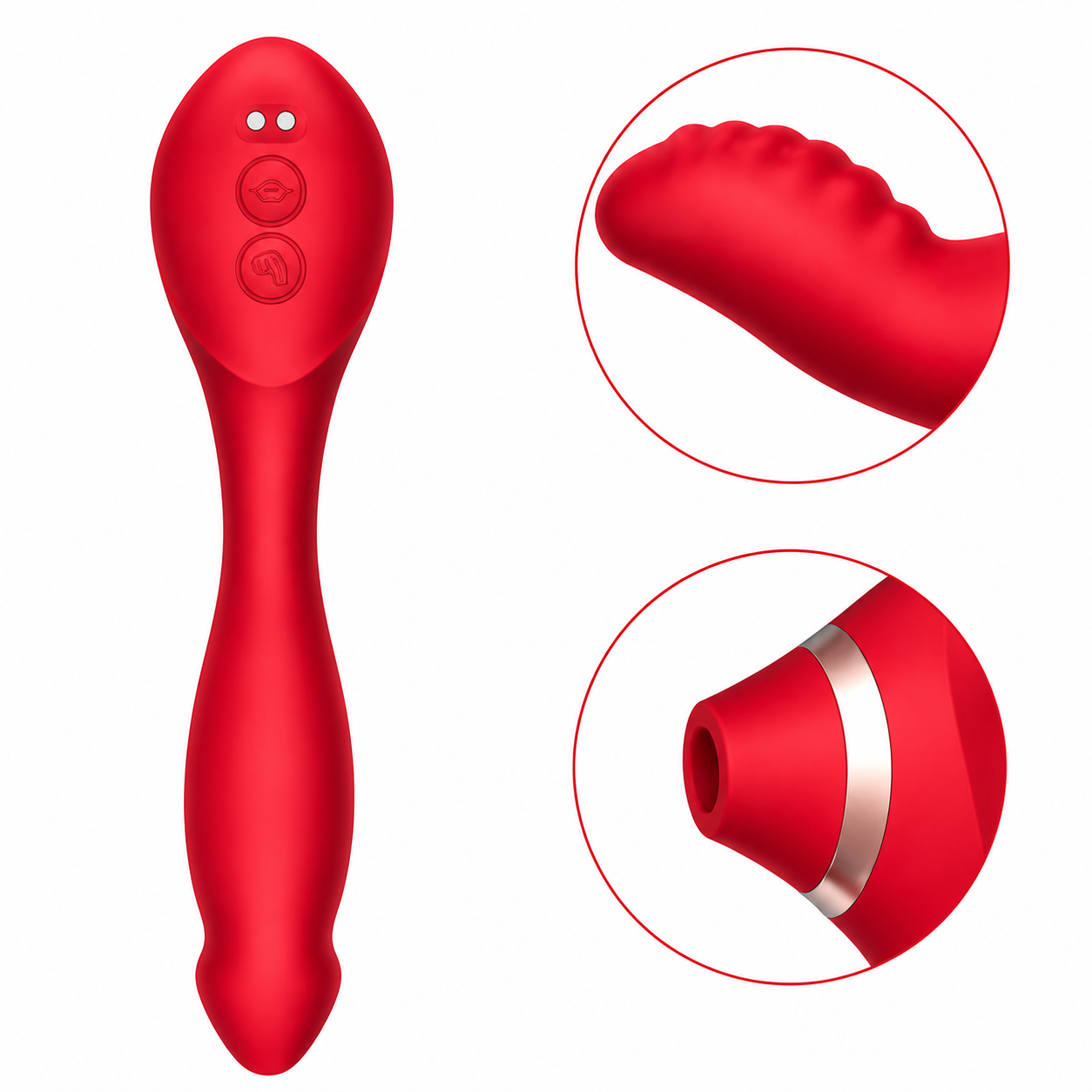 Clit Suction Vibrator - Rubra | V For Vibes