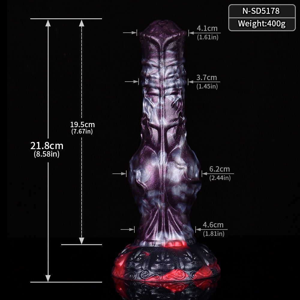 NNSX Emma Dragon Stripe Dog Dildo-4