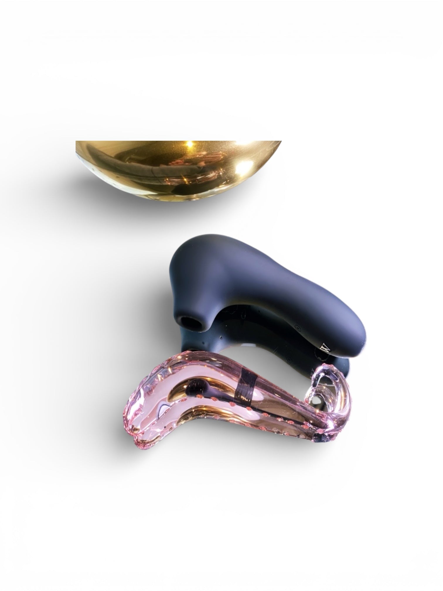 Drusilla Magic Tongue Vibrator X Juno - Iconic Transparent Glass Dildo,Anal Plug