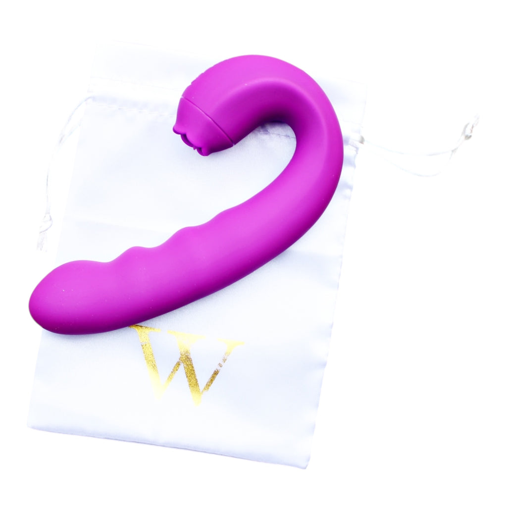 Feronia - The Licking Vibrator, Rotating Head G-Spot Vibrator & Clit Licker