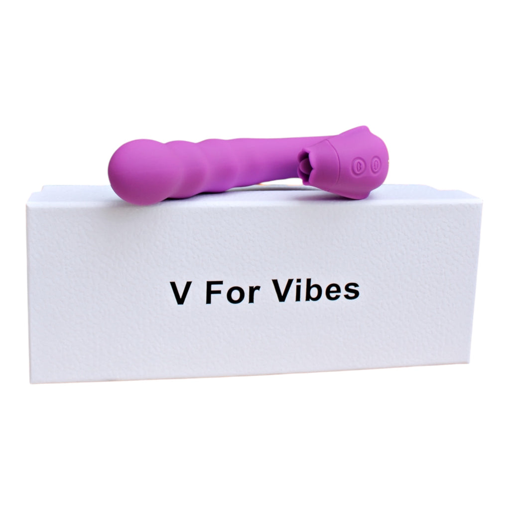 Licking Vibrator, Rotating Head G-Spot Vibrator, Clit Licker | VV
