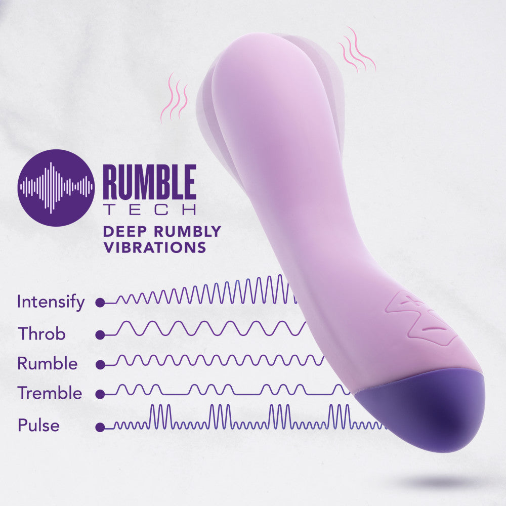 Blush  G Curve G-Spot Purple UltraSilk Vibrator-3