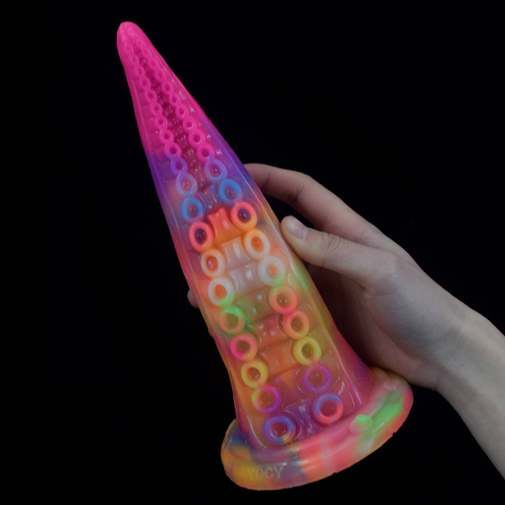 YOCY Octopus Glow In The Dark Tentacle Dildo-4