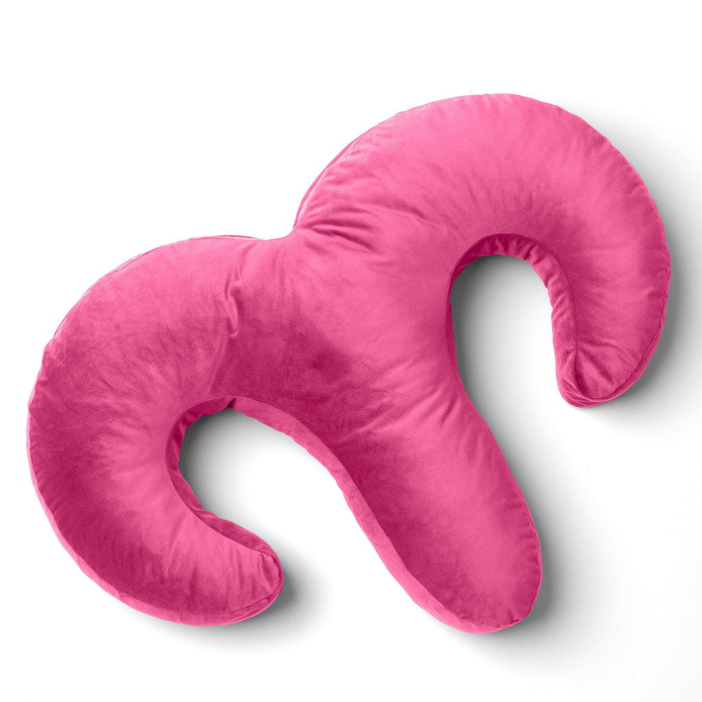 Arie Duo Spooning Pillow with Palm Vibrator Pink