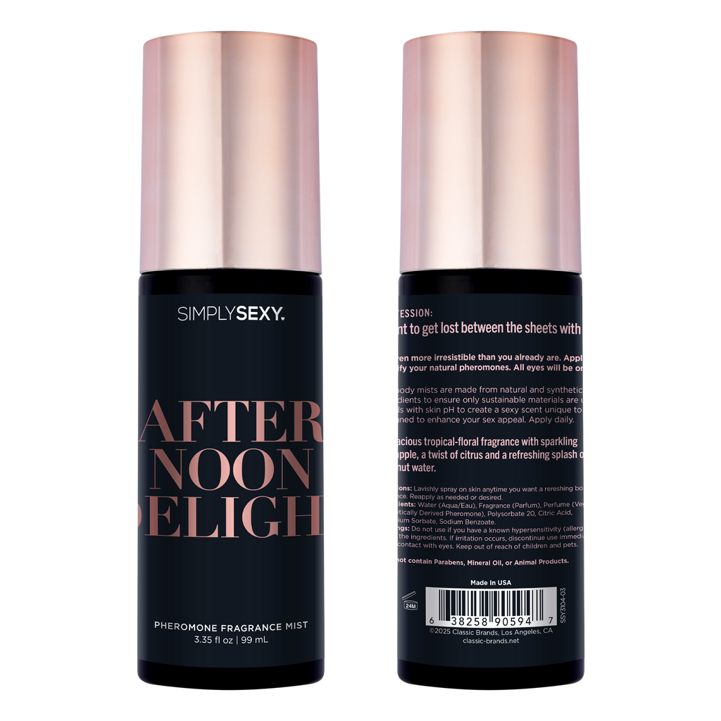 SIMPLY SEXY PHEROMONE BODY MIST - AFTERNOON DELIGHT - 3.35 floz | 99mL
