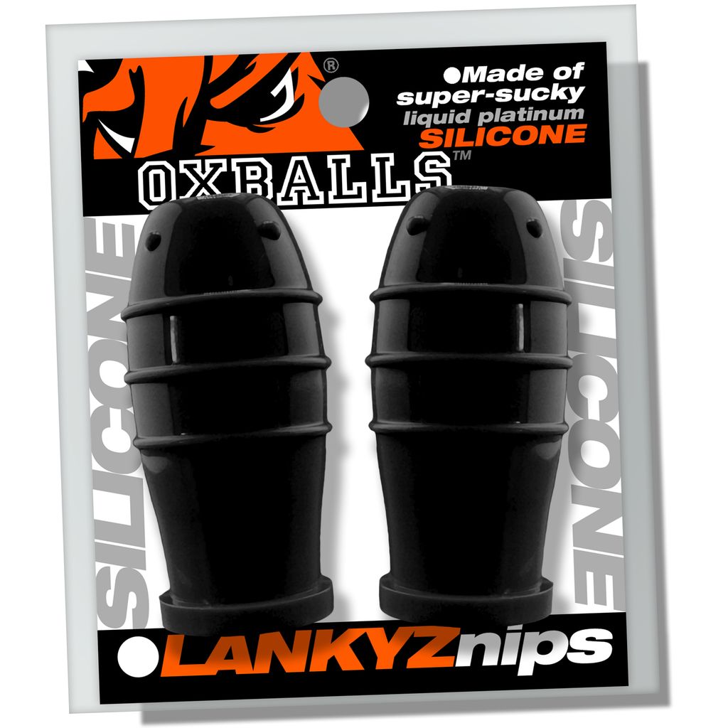 Lankyz Silicone Nipsuckers Black Silicone