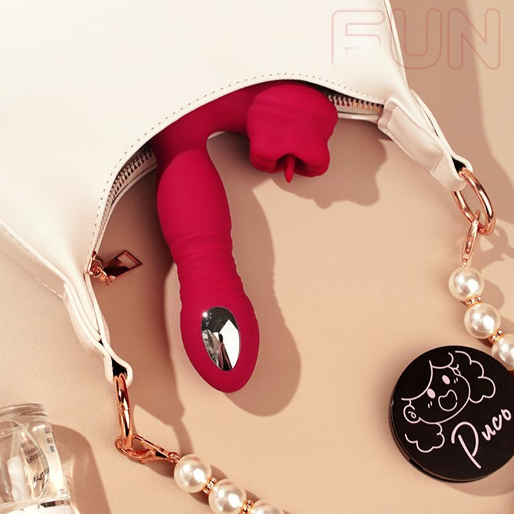 GALAKU Kiss Clit Sucking & G-Spot Electric Shock Wearable Vibrator App-Controlled-4