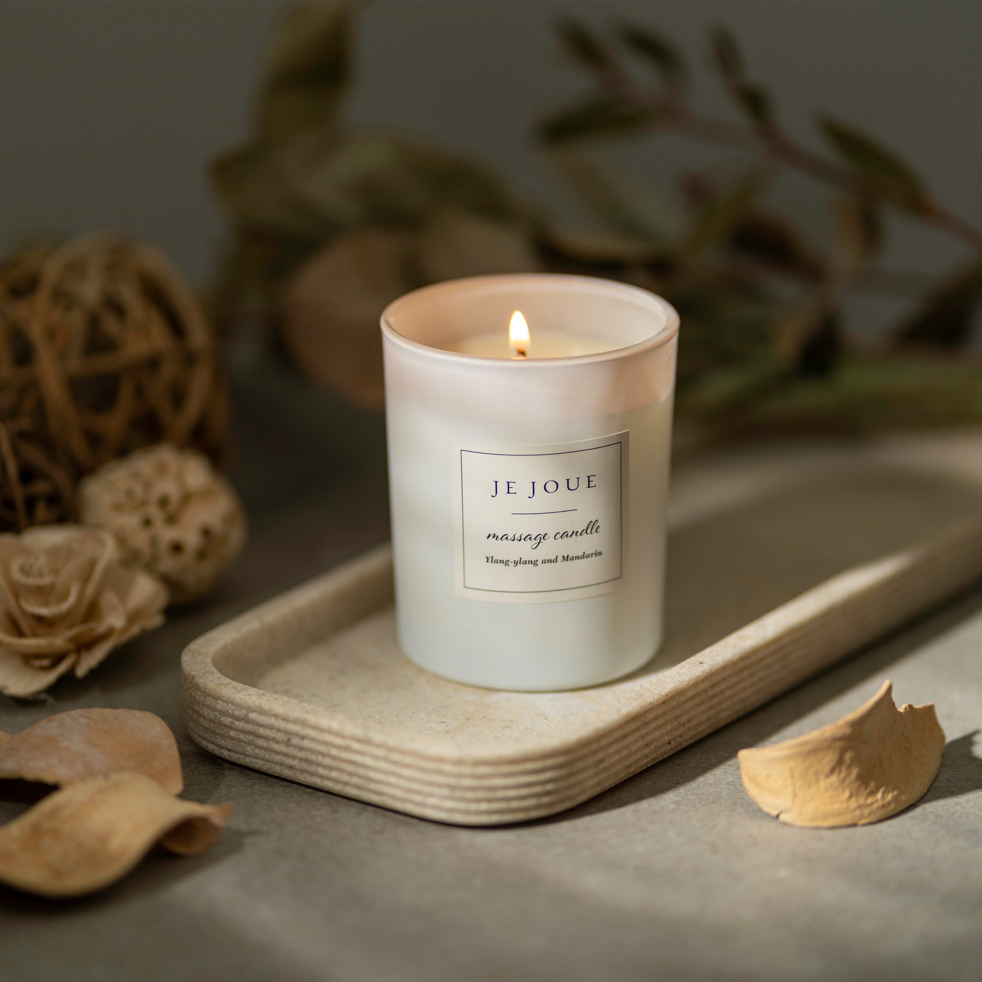 LUXURY MASSAGE CANDLE - YLANG YLANG & MANDARIN