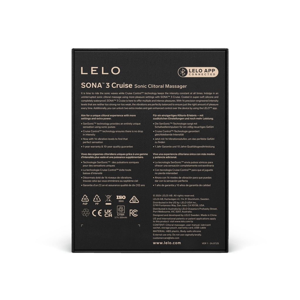 LELO Sona 3 Cruise Clitoral Suction Vibrator App Controlled-4