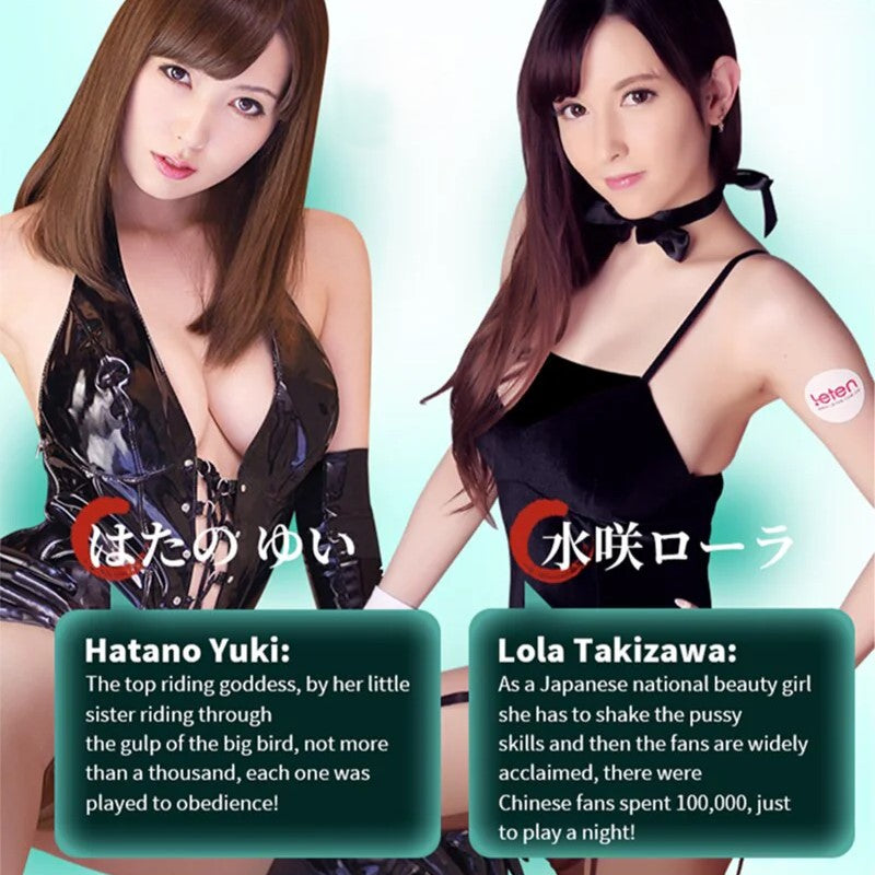 Leten Birds Realistic Vibrating Male Masturbator App Controlled - Takizawa Rola-3