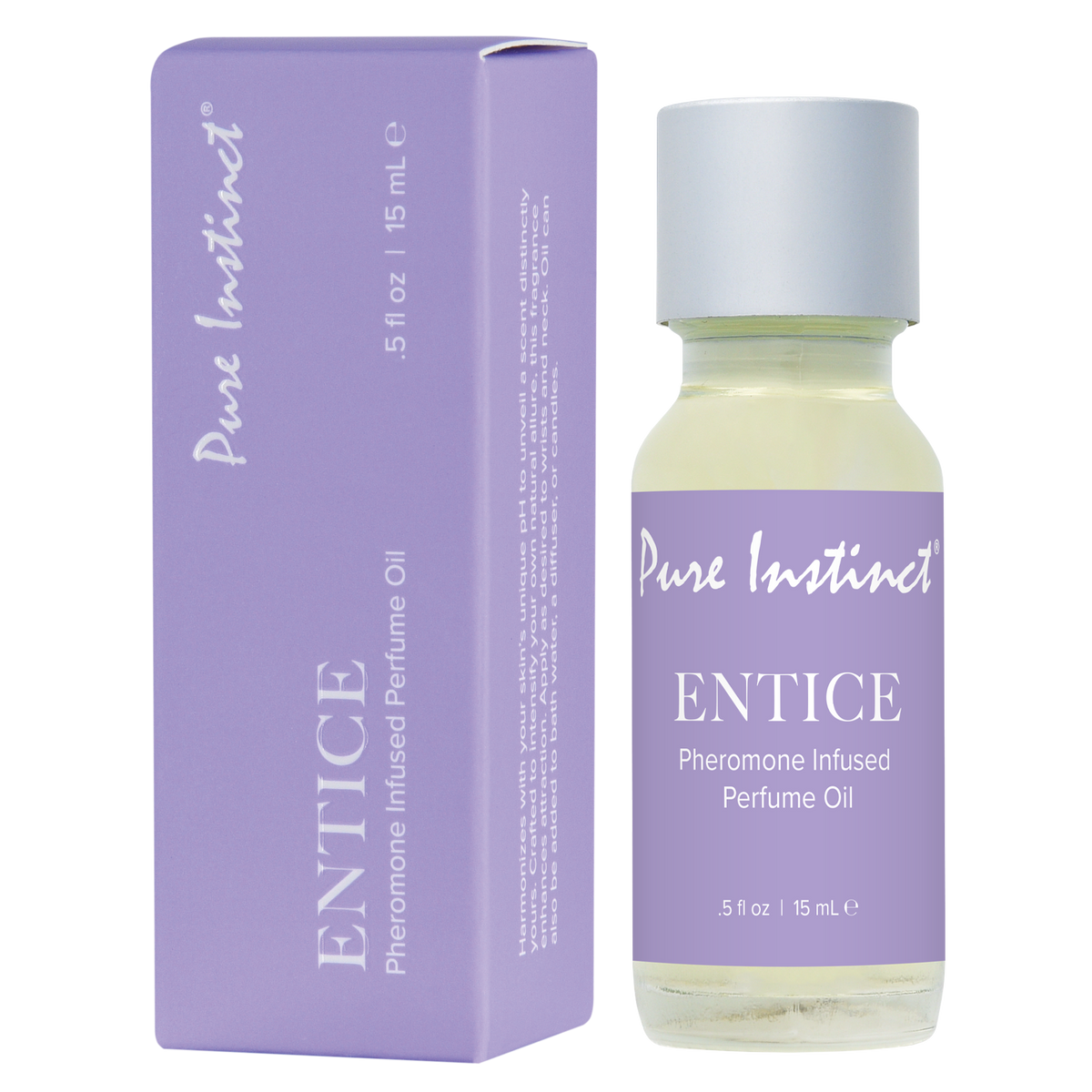 Entice .5oz | 15mL - Pheromone Infused Perfume Oil