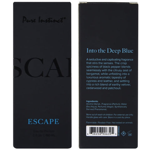 Escape - 60ml Pure Instinct Men's Collection Pheromone Perfume