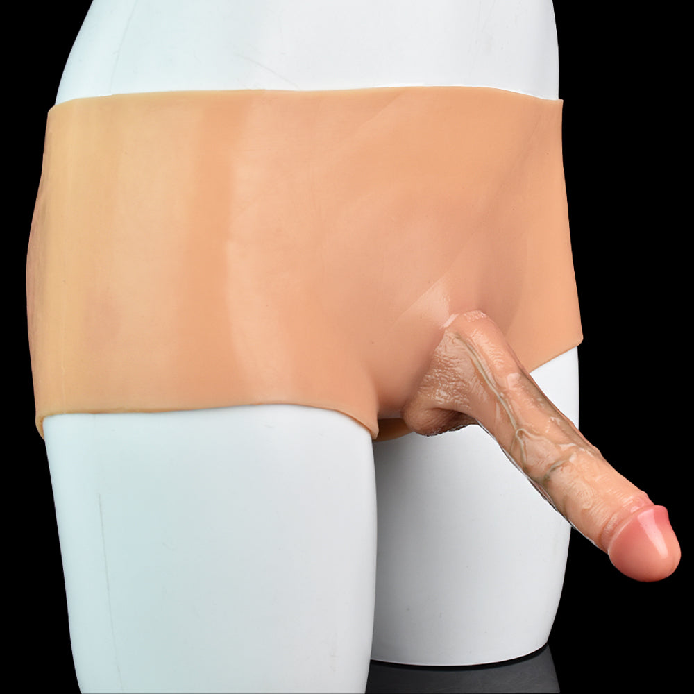 Silicone Realistic Penis Panties 6-inch-2
