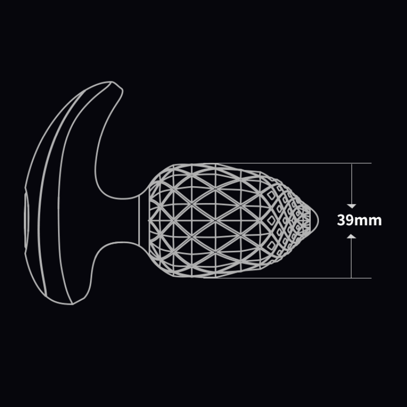 TINGON A1 Vibrating Butt Plug App Controlled-3