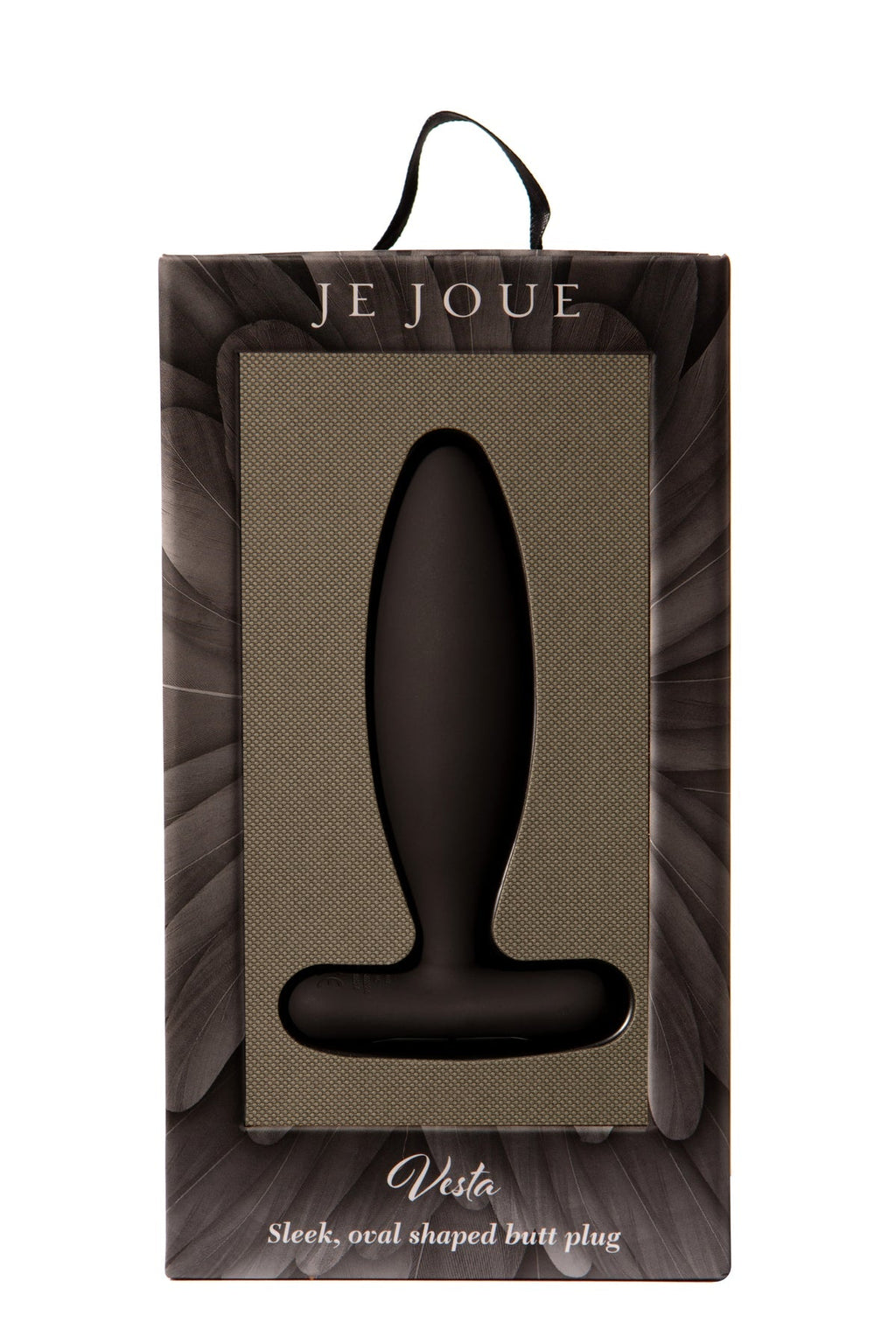 VESTA VIBRATING BUTT PLUG BLACK