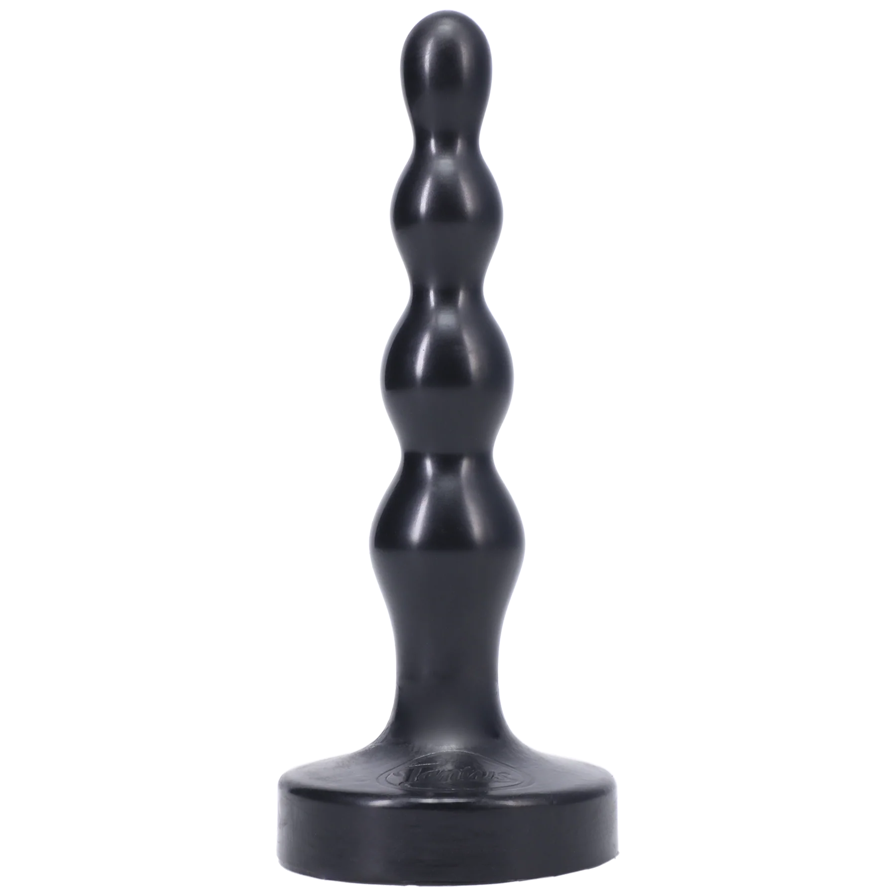 Tantus Silicone Ripple Small Silicone Butt Plug Black