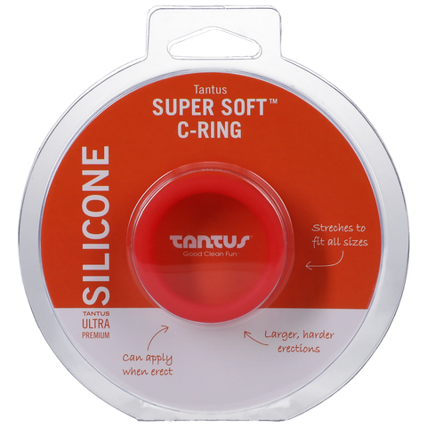 Super Soft Cock Ring Red
