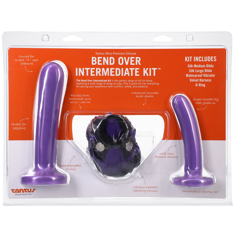 Tantus Bend Over Intermediate Harness Kit Lavender Medium