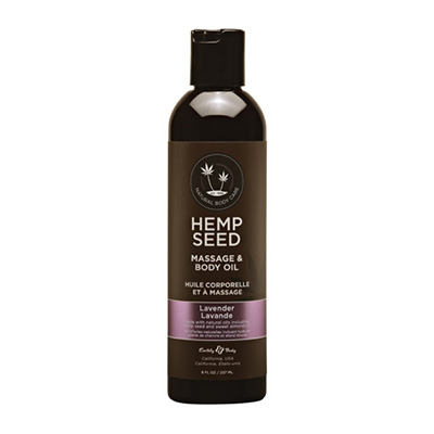 Hemp Seed Massage & Body Oil Lavender 8 fl oz / 237 ml