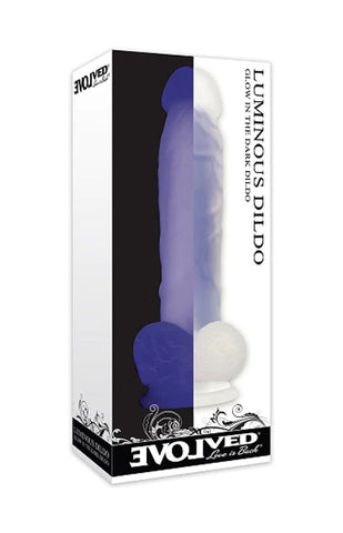 Evolved Luminous Dual Core Dildo Glow in the Dark