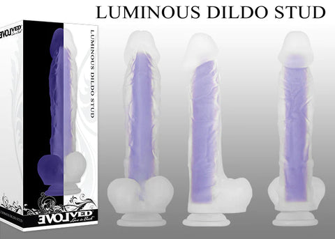 Evolved Luminous Dual Core Dildo Glow in the Dark
