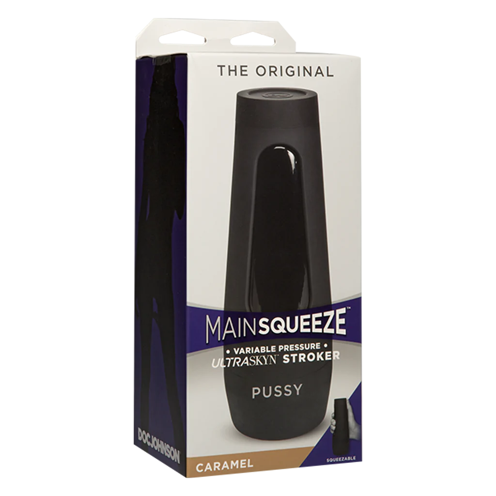 Doc Johnson Main Squeeze - The Original - ULTRASKYN Stroker - Pussy - Caramel