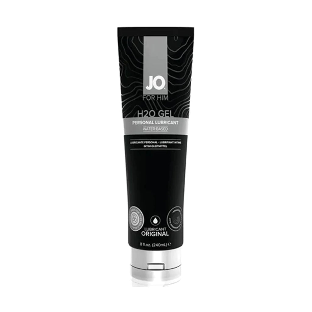 Jo For Him H2O Gel Original Water-Based Personal Lubricant Lube 8 fl. oz. / 240 ml