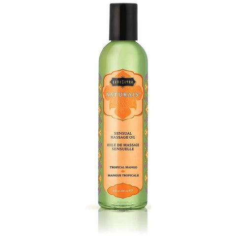 Kama Sutra Naturals Massage Oil Tropical Mango 8oz